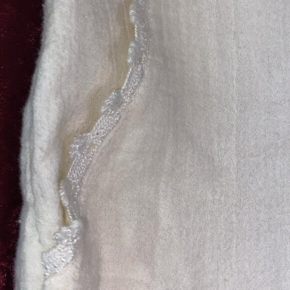 Free People Ivory Floral Lace Trim Crochet Boho Stretch Biker Shorts - Picture 4 of 6